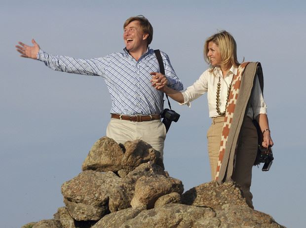 Mongolian King Willem Alexander and his Queen Consort Maxima
