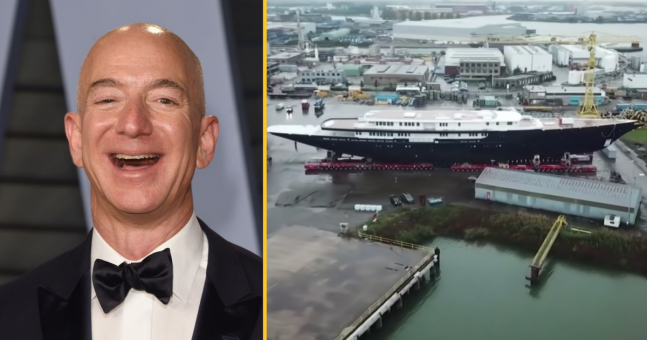 Rotterdam Bridge vs Bezos Yacht 2
