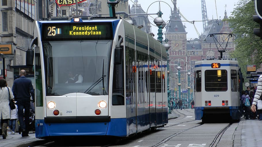 Tram 25 Amsterdam Transportation