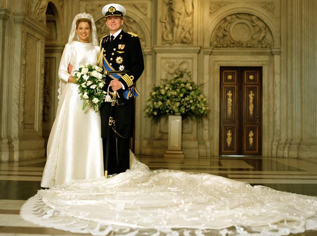 Wedding photo of Maxima and Willem Alexander 2002
