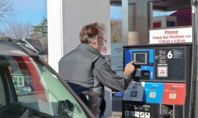 Gas station paying