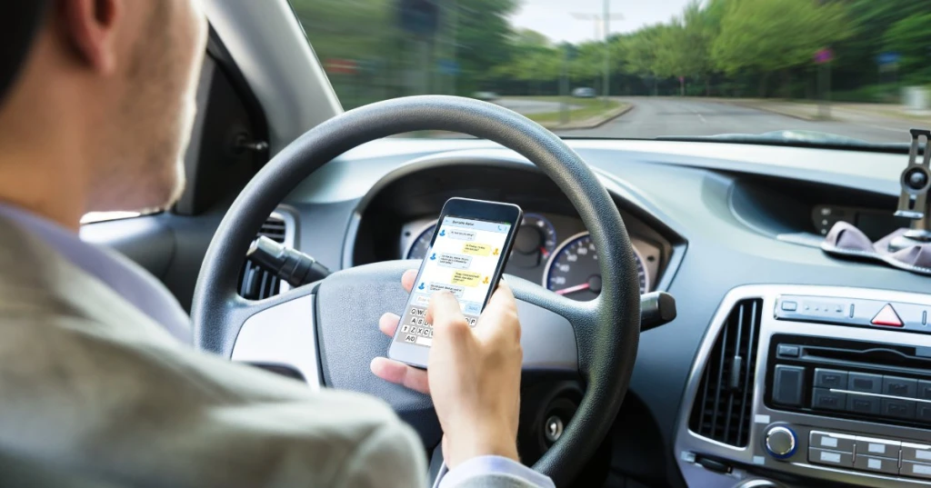 using mobile phone while driving