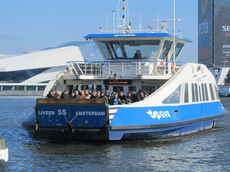 Four electric ferries from the Municipality of Amsterdam