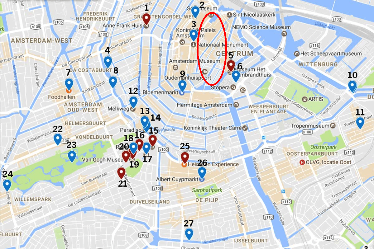 amsterdam map 2022