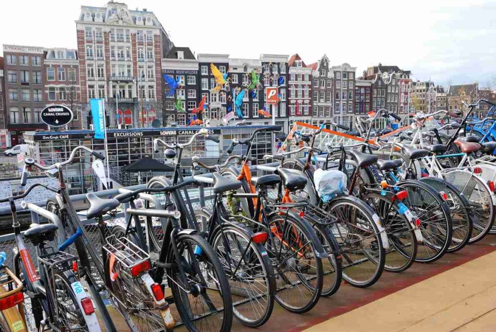 The Netherlands has the highest average number of bicycles per capita in the world