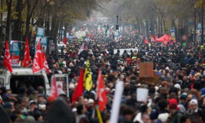 Employees in France went on strike due to workload