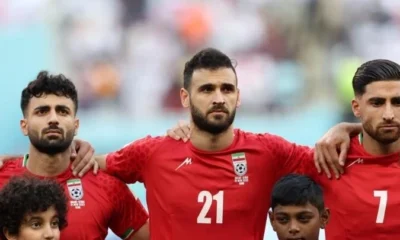 Government protest at World Cup Iranian players did not sing their national anthem