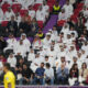 Qataris were surprised to see Japanese fans collect garbage in the stands