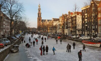 The weather suddenly turned cold in the Netherlands