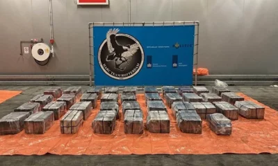 1 ton 279 kilograms of cocaine seized in the Netherlands