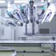 A Chinese made robot performs knee surgery for the first time