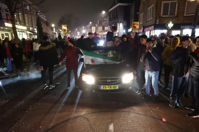 Big party in Brabant after Moroccan victory Hundreds of fans honking across the street 3