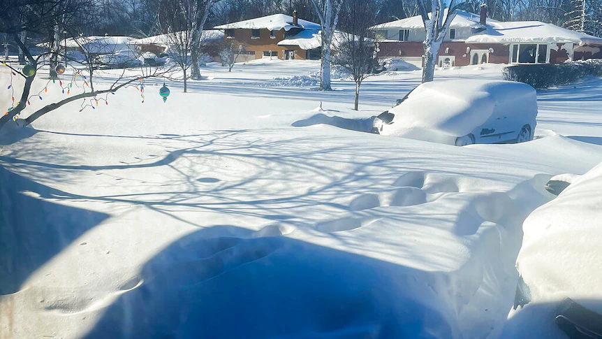 Blizzard disaster grows in the USA The woman who was trapped in the car died