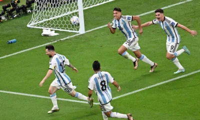 Champion Argentina in the 2022 world cup