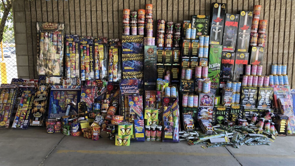 Dutch and German police seized 250 tons of illegal fireworks