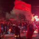 Dutch police intervened Moroccan fans celebrating with sound bombs