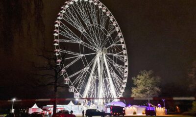 Ferris wheel stopped in the Netherlands 34 people were stranded for hours