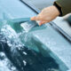 High fines are imposed on drivers who do not properly defrost the windows