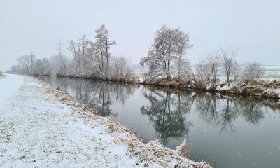 In the Netherlands a person was found frozen dead in a lake