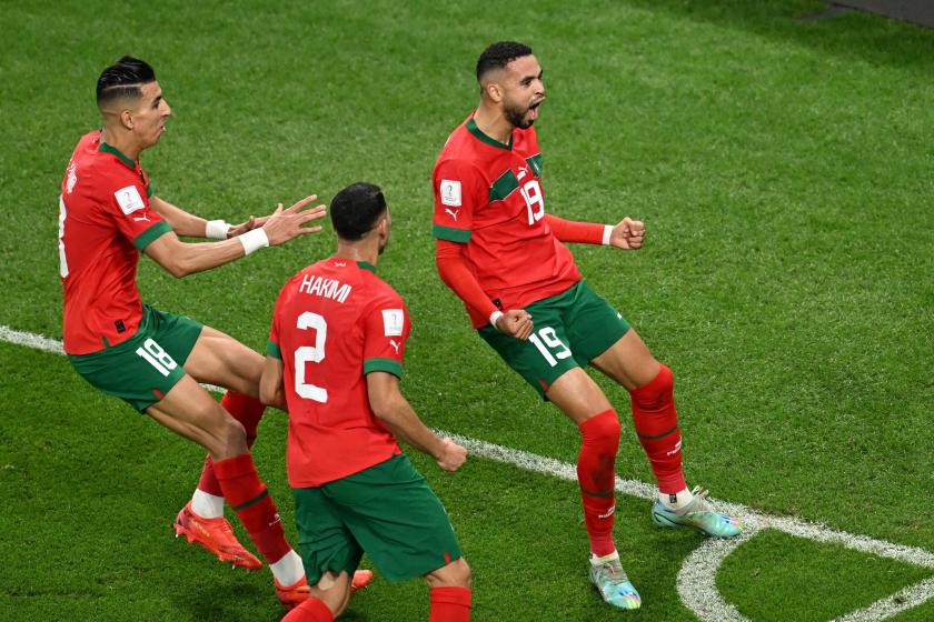 Morocco beat Portugal 1 0 to reach semi finals