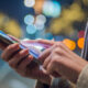 People put their phones aside during the Christmas season