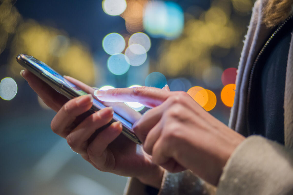 People put their phones aside during the Christmas season