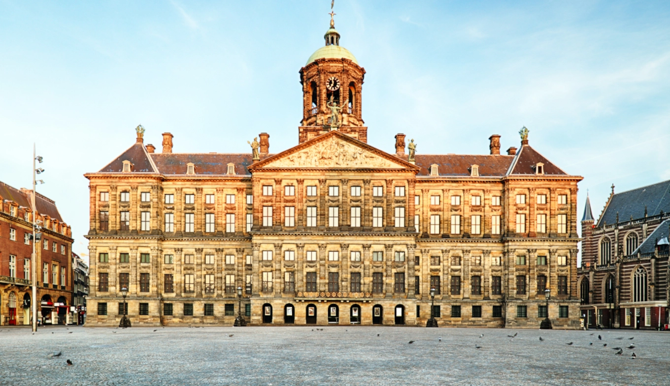 Royal Palace in Amsterdam Paleis op de Dam
