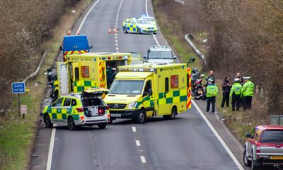 Two dead driver injured in car crash near Oosterwolde in Netherlands