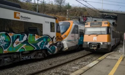 Two trains collided in Spain There are injured