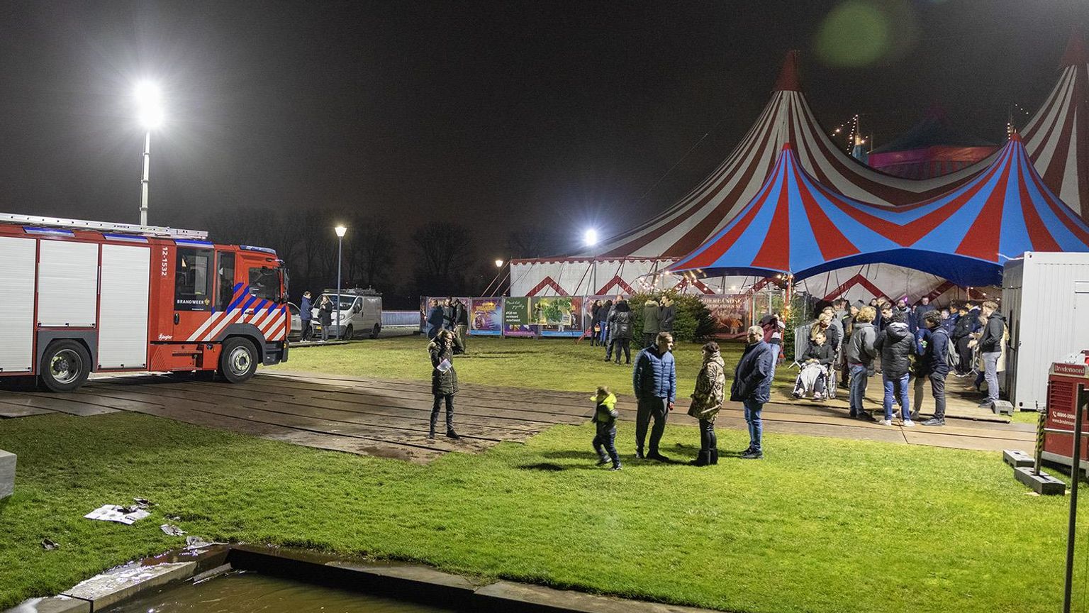 A circus performer fell from a height in Haarlem Netherlands