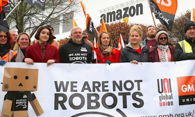 Amazon workers in the UK go on strike