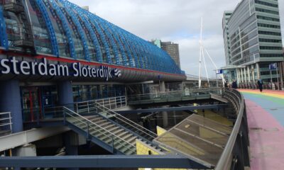 Amsterdam Sloterdijk station being renovated