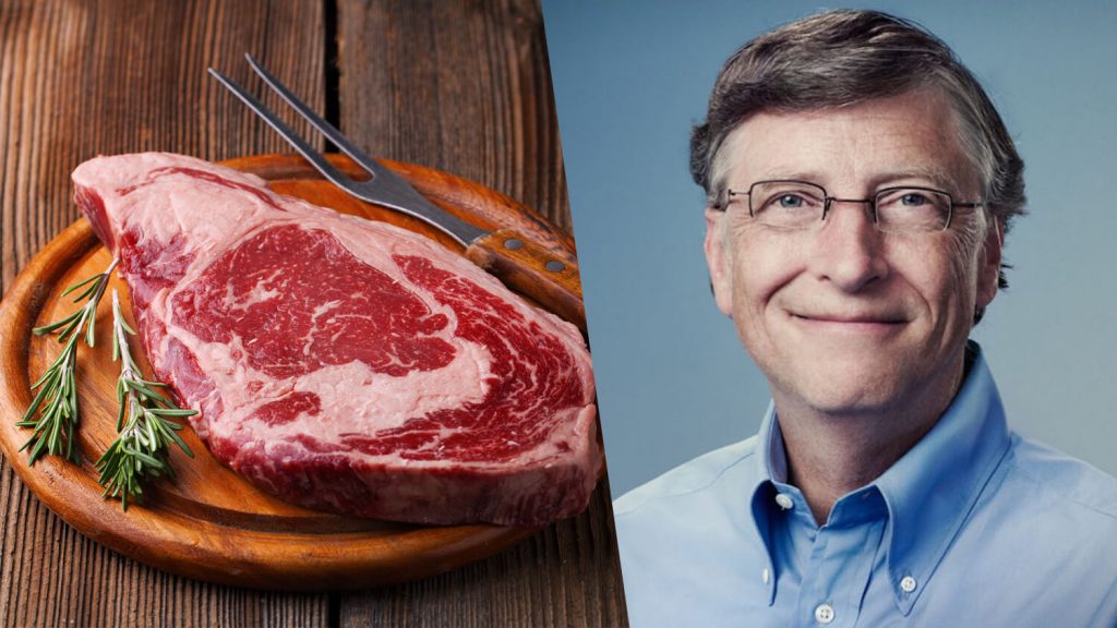Call from Bill Gates to rich countries Eat synthetic beef