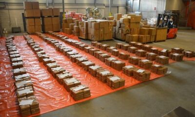 Dutch customs confiscate 27000 packages containing drugs
