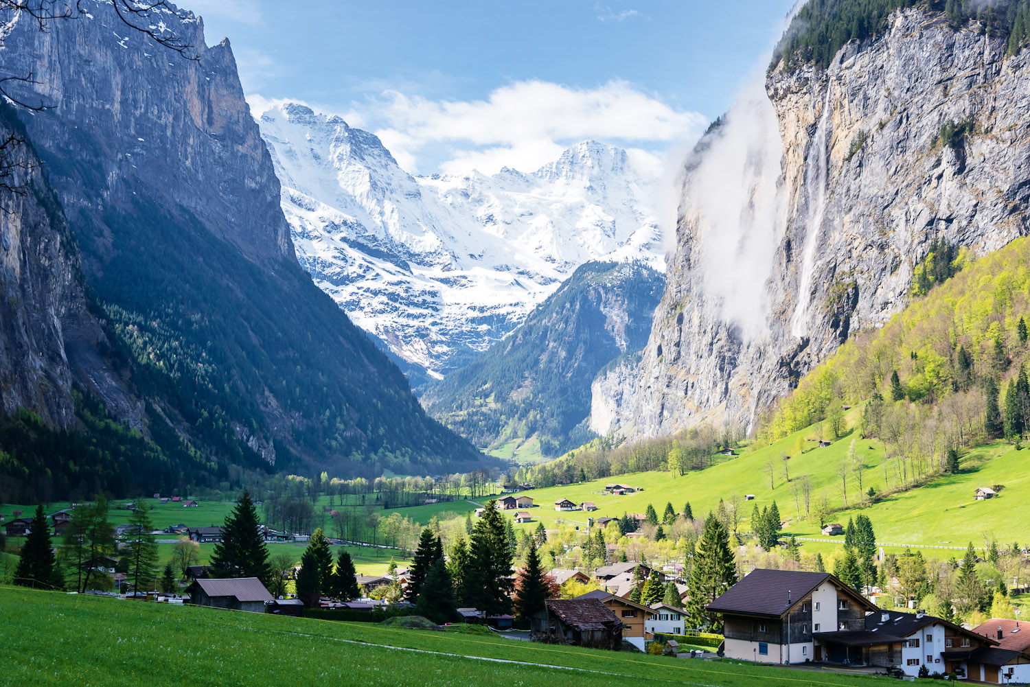 Swiss Alps temperature record daily sunshine in January