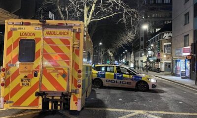 Vehicle opened fire in London There are injured