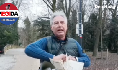 Wagensveld leader of the PEGIDA movement in the Netherlands tore up the Quran