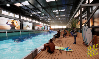 A first in Europe Indoor wave pool opened in the Netherlands