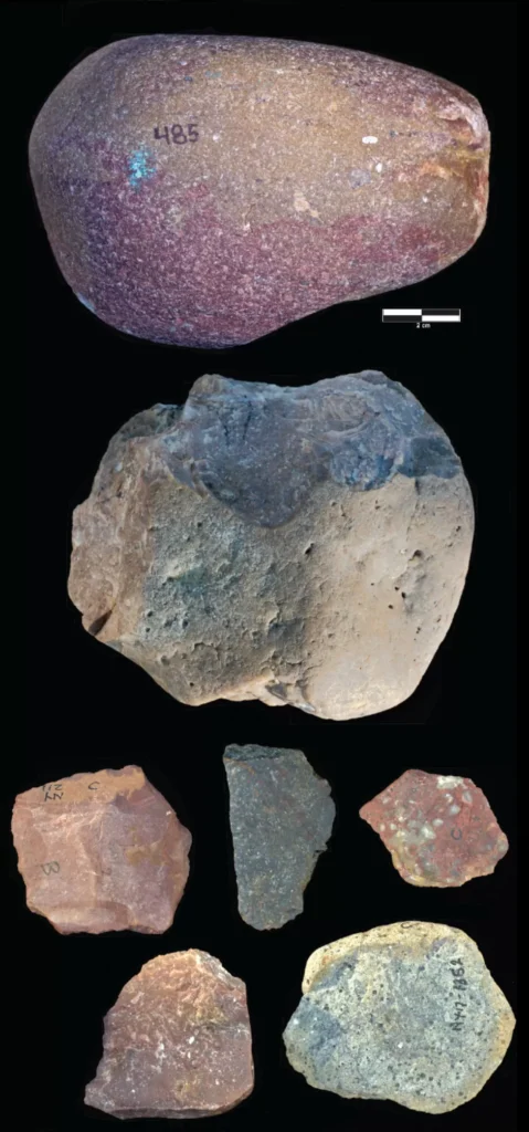 Ancient stone tools observed in Kenya made by using early human beings 1