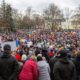 Anti government protest in Moldova Pro Russian demonstrators take to the streets