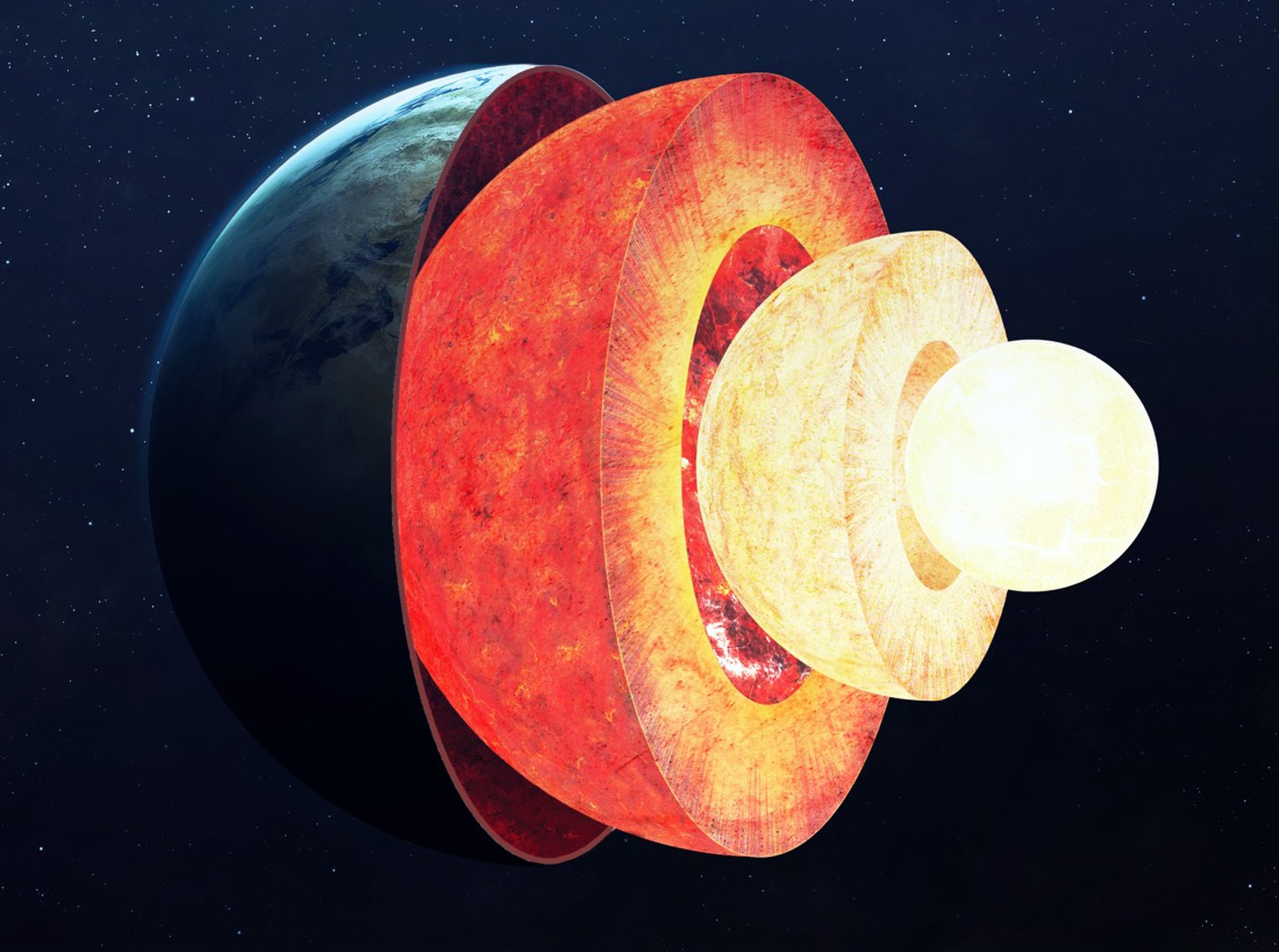 First signs of hidden structure in Earths core detected