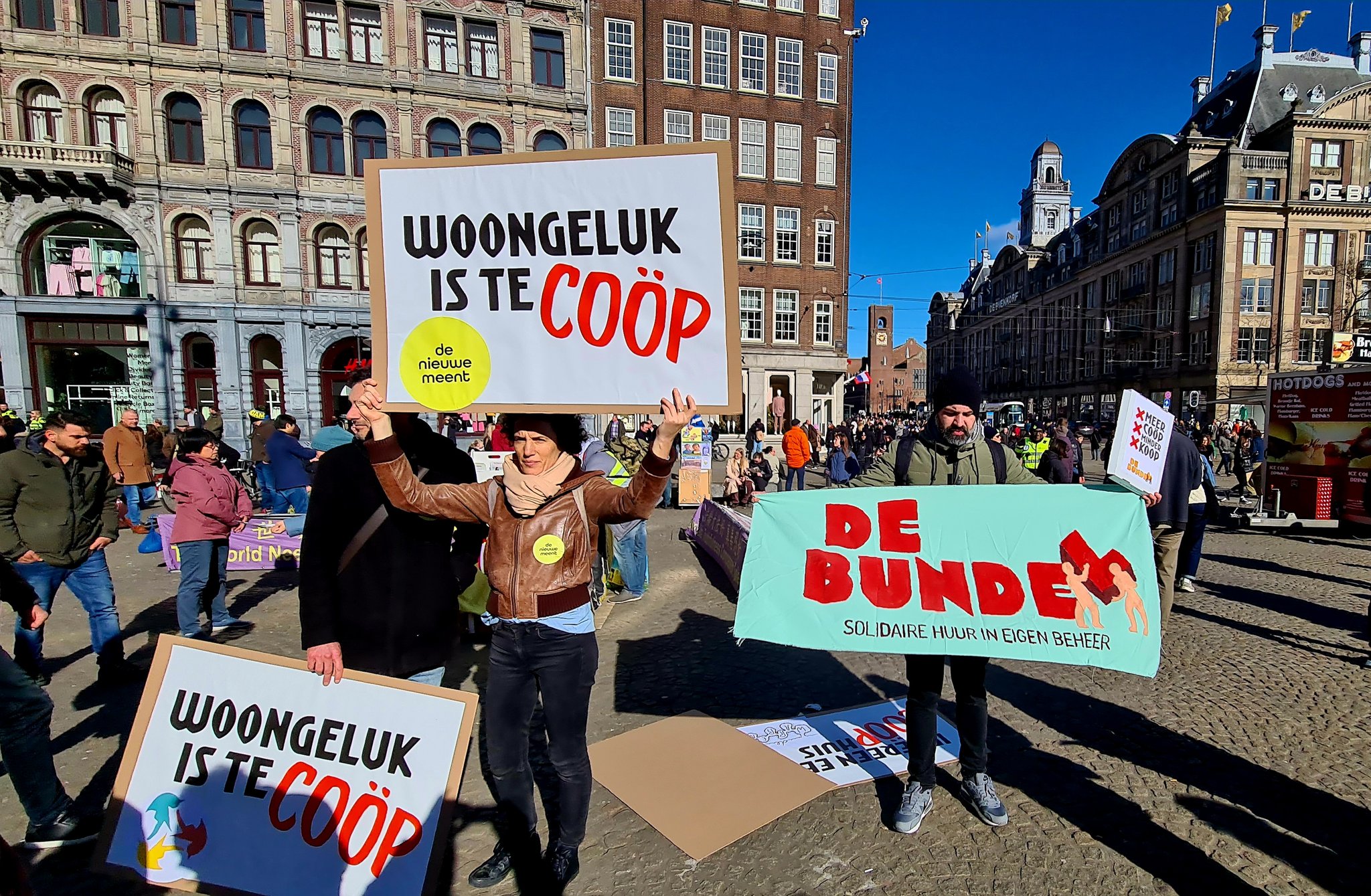 Housing protest in Amsterdam