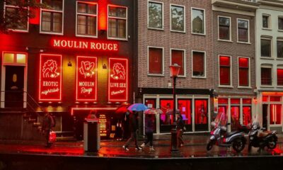 In the red light area smoking marijuana outdoors is prohibited in Amsterdam