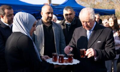 King Charles visits Turkish and Syrian communities in London due to earthquake