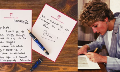 Letters written by Princess Diana to be sold at auction