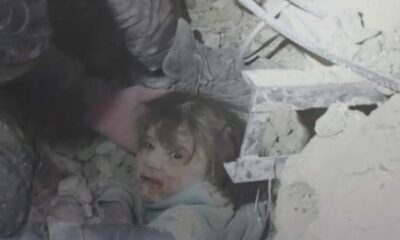 Miraculous rescue of a baby in Syria This is how they got it out of the rubble