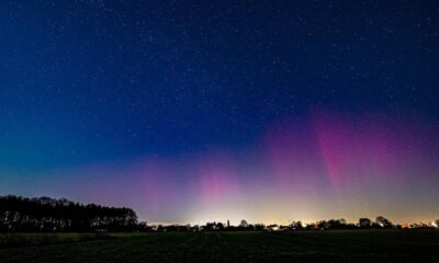 Northern Lights watched in the Netherlands last night