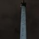 The message 22We stand by Syria and Turkey22 was reflected on Nelsons Column in London