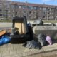 The strike that started in Rotterdam caused garbage in the streets