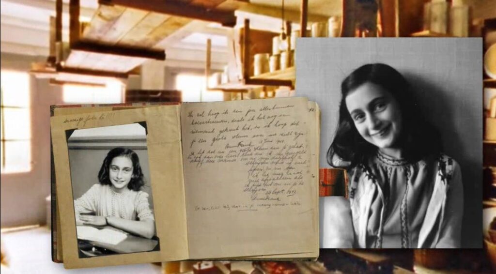 The Text Anne Frank Invented The Ballpoint Pen Appeared In The Anne Frank House For A Few Minutes 1024x566 
